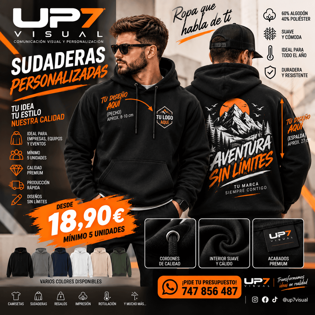 Sudadera personalizada